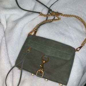LIKE NEW OLIVE REBECCA MINKOFF MINI MAC